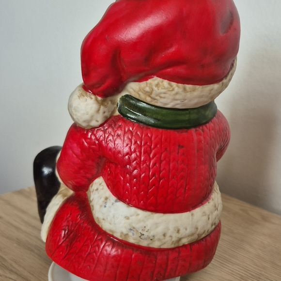 Vintage 1987 Collectible Rotating Christmas Winding Santa Music Box 7" - Picture 11 of 11